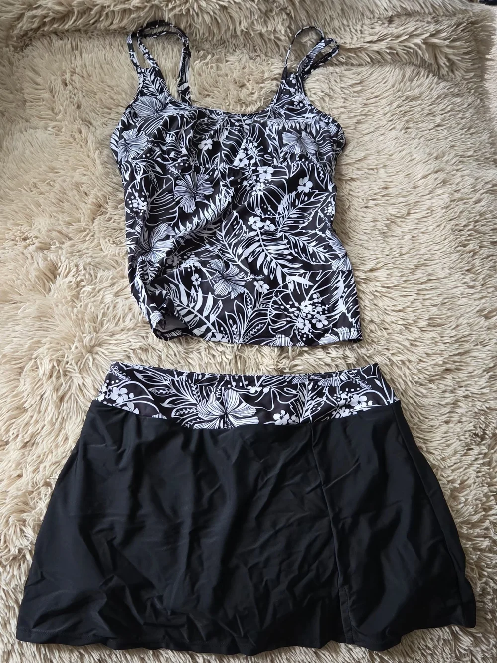 Tempt Me Tankini with Skirt #1409